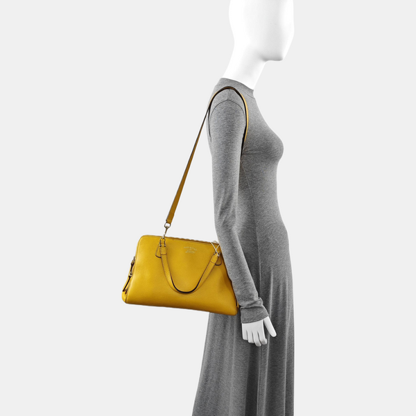 Calfskin Tote Bag Yellow