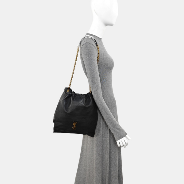 JAMIE POCHON Lambskin Black
