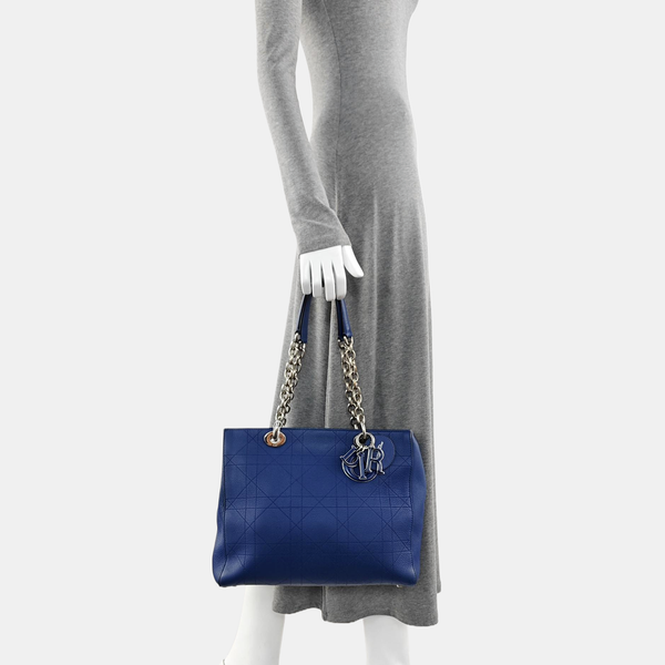 Nwts Ultra Med Cannage Calfskin Blue