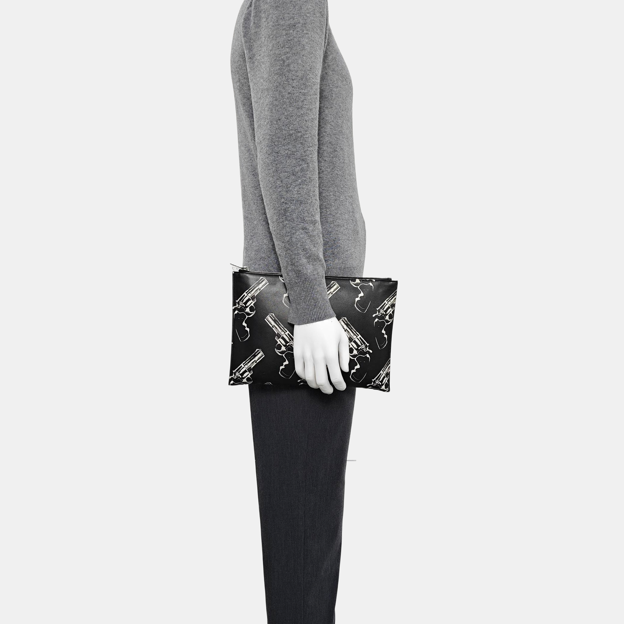 Calfskin Clutch Black