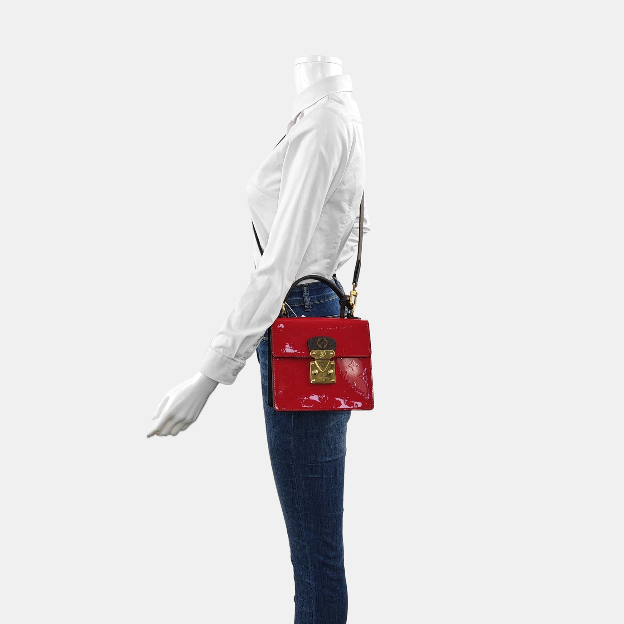 SPRING STREET Patent Leather Red