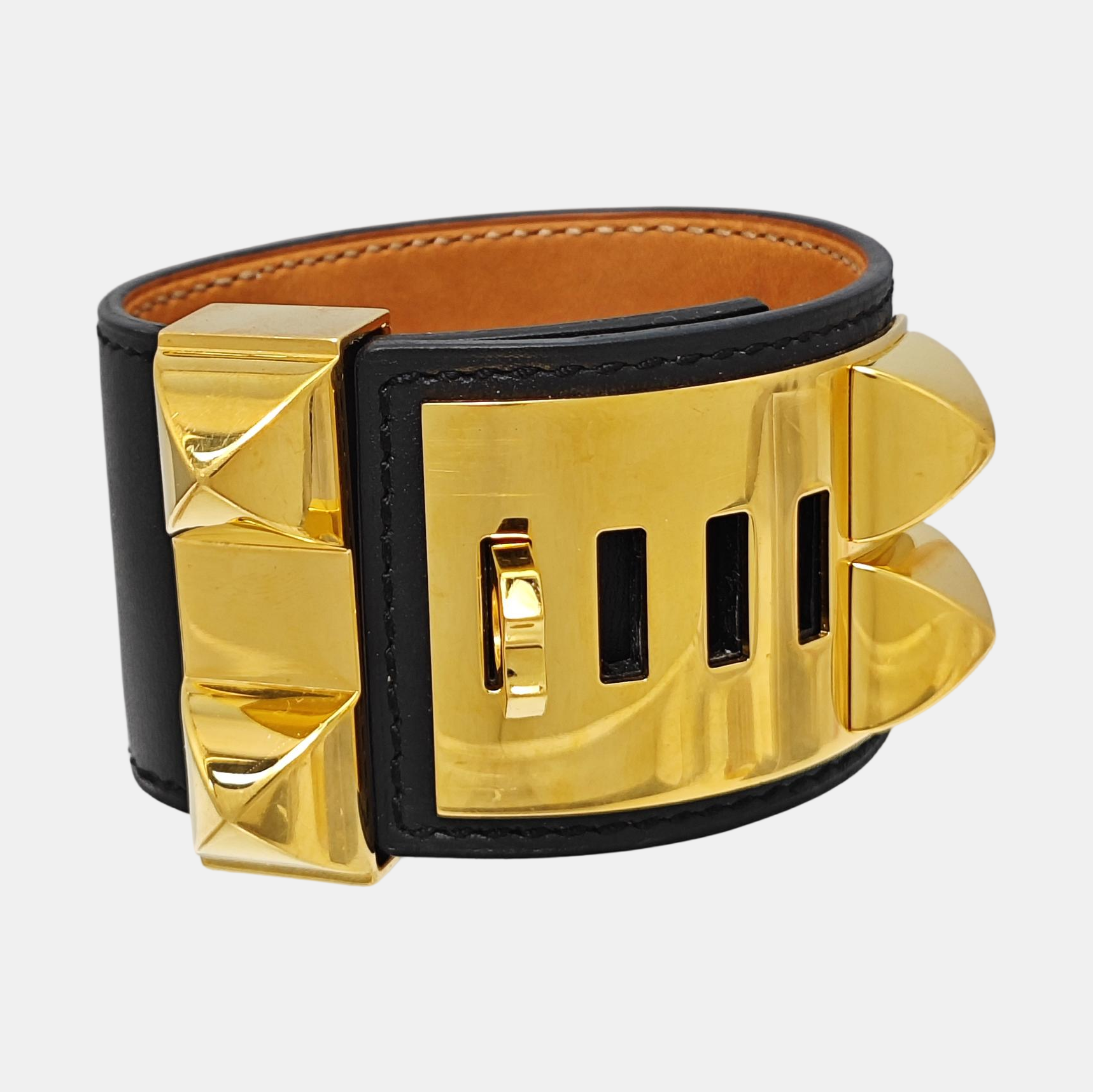 Collier De Chien Metal Black Bangle