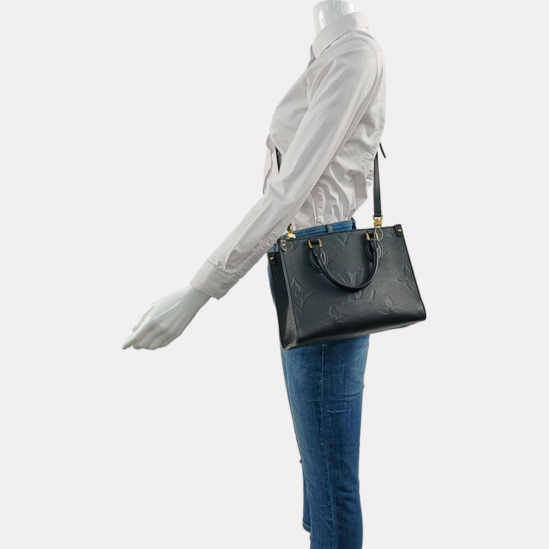 ONTHEGO PM Monogram Calfskin Black