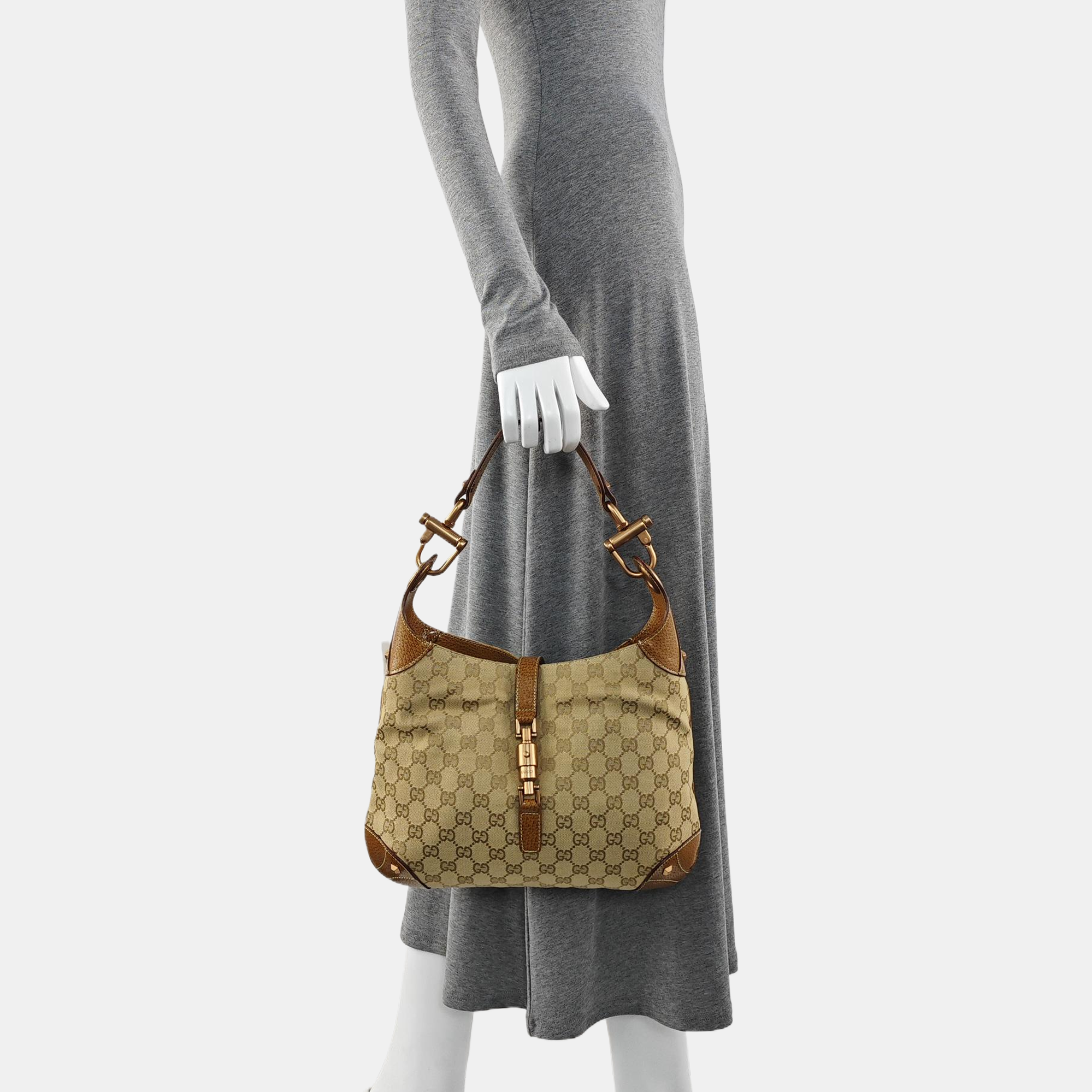 Jackie 1961 Monogram Canvas Beige