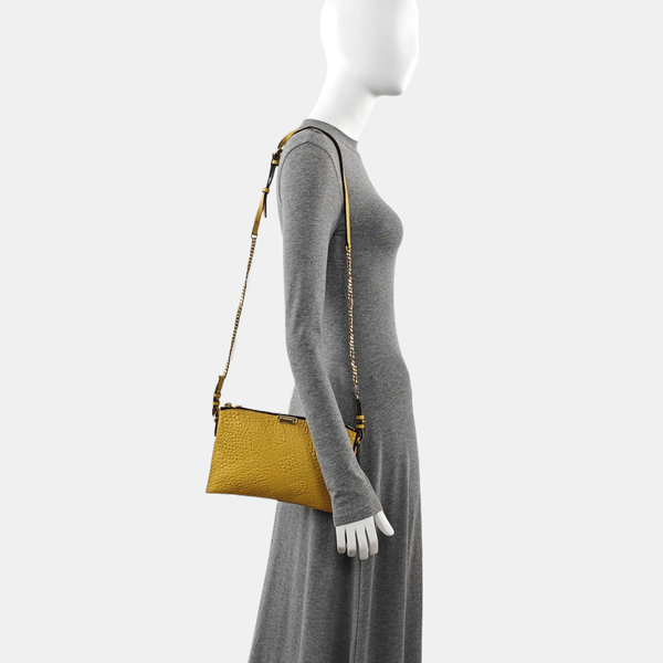 Calfskin Shoulder Bag Yellow