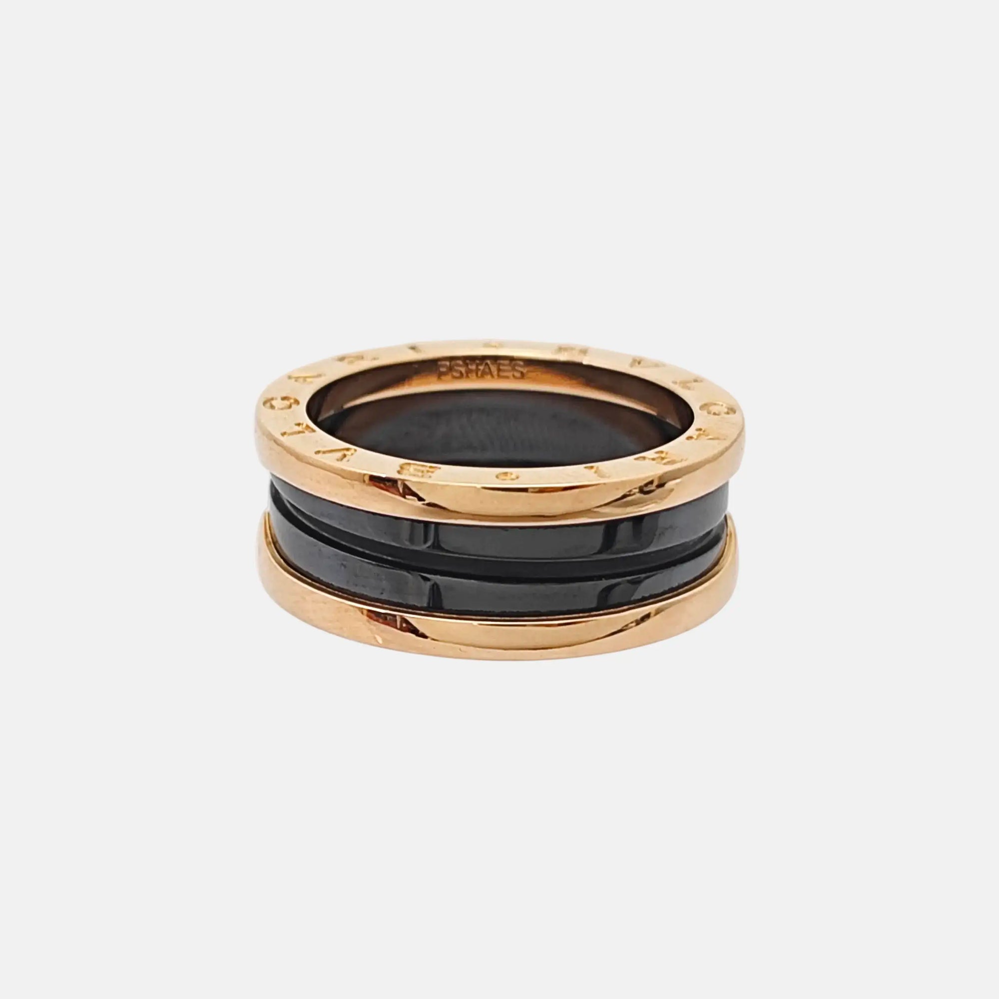 B.ZERO1 Anillo de oro rosa de 18k UE 56