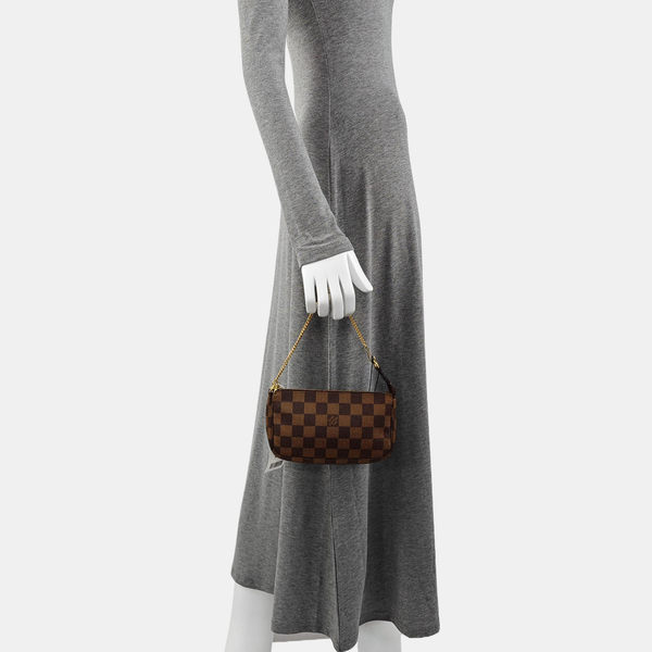 ACCESSOIRES MM Damier Ebene Coated Canvas Brown