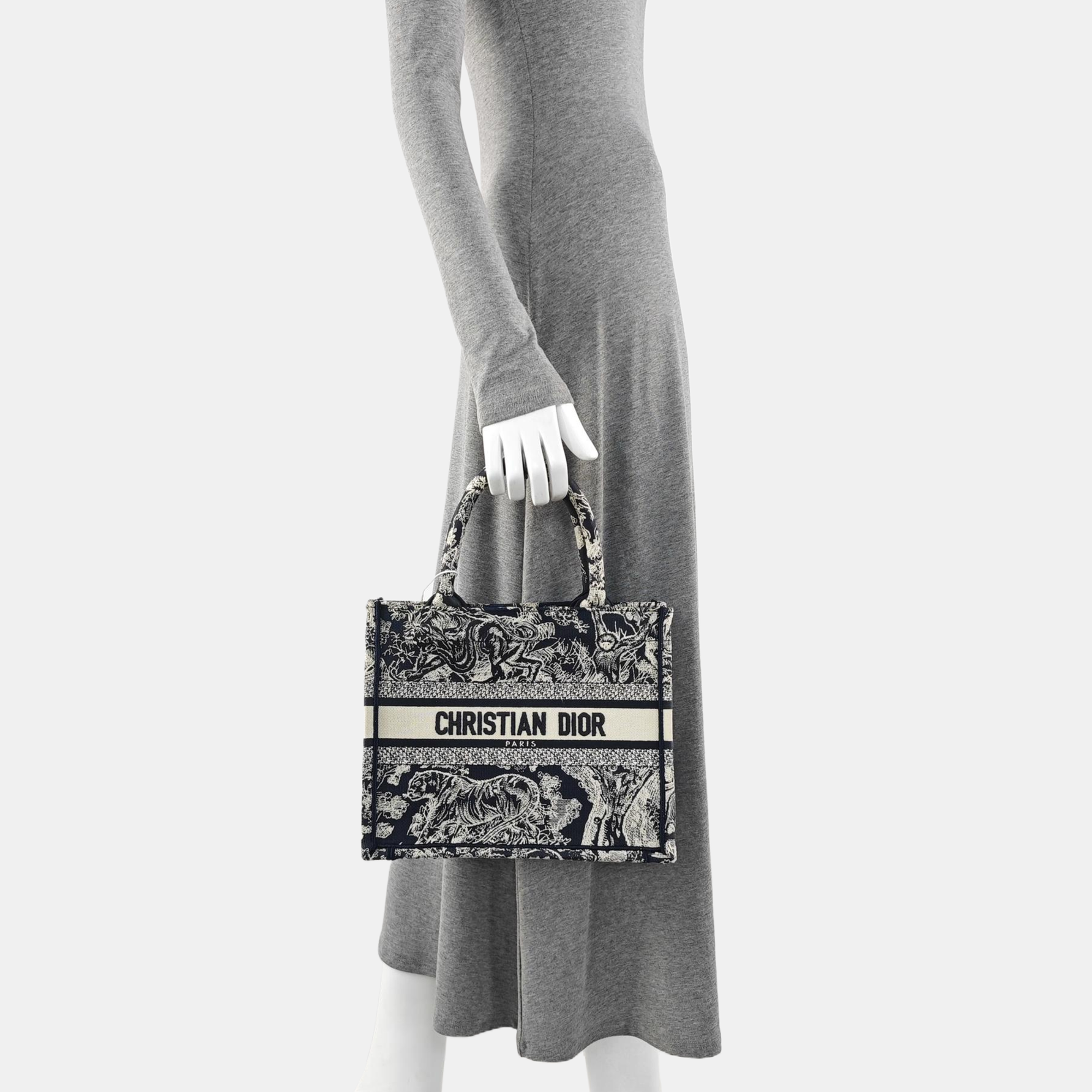 Book Tote Small Canvas Blue