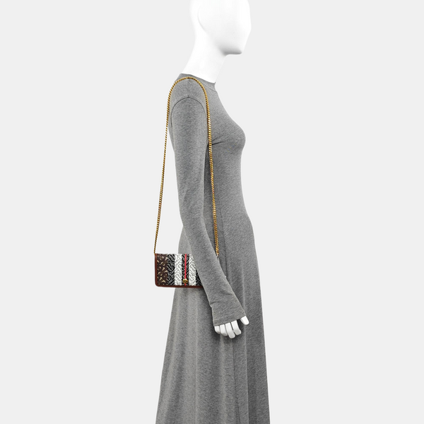 Calfskin Shoulder Bag Multicolor