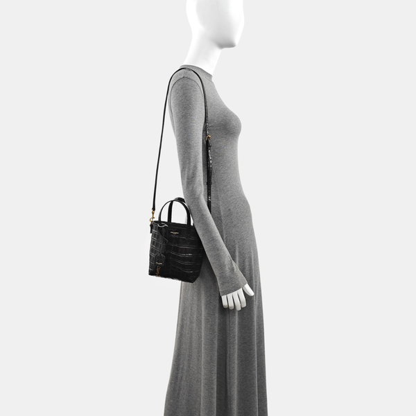 Calfskin Shoulder Bag Black