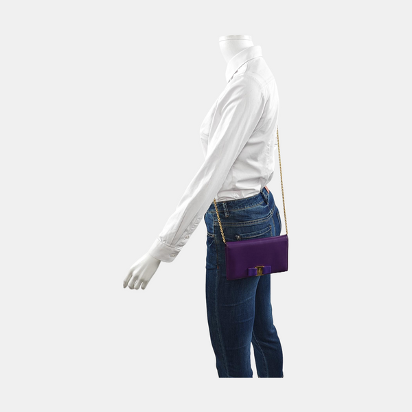 Ginny Small Calfskin Purple