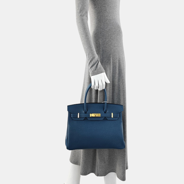 Birkin 30 Epsom Blue