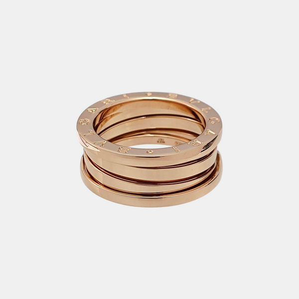 B.ZERO1 18k Rose Gold Ring EU 55