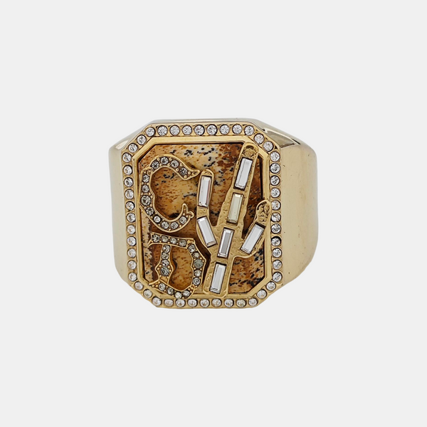 Metal Gold Ring EU 61