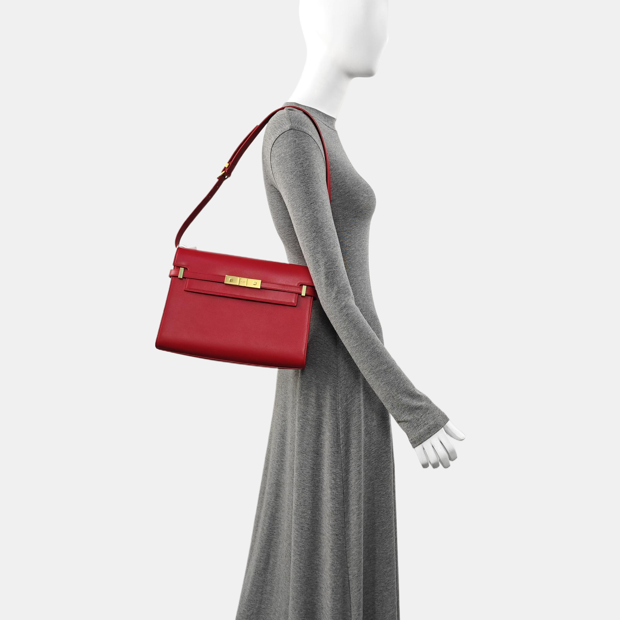 MANHATTAN Calfskin Red