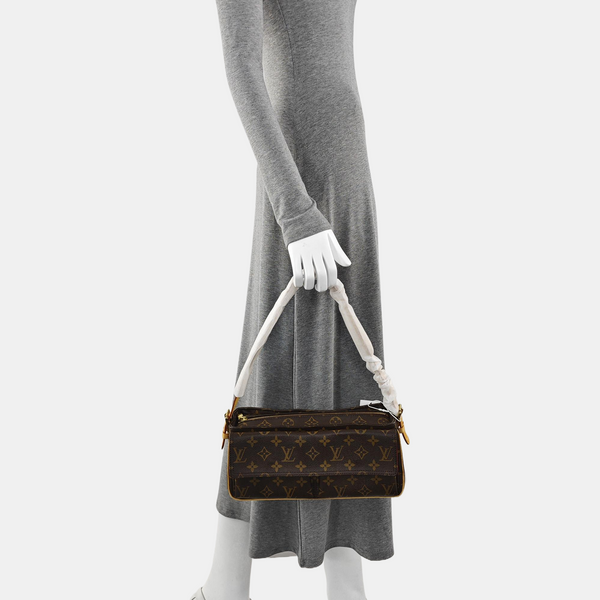 VIVA CITE Monogram Coated Canvas Brown