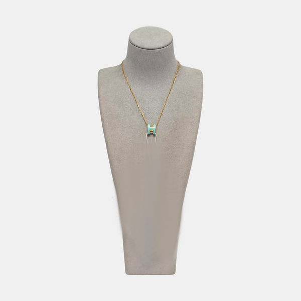 Pop H Metal Gold Necklace