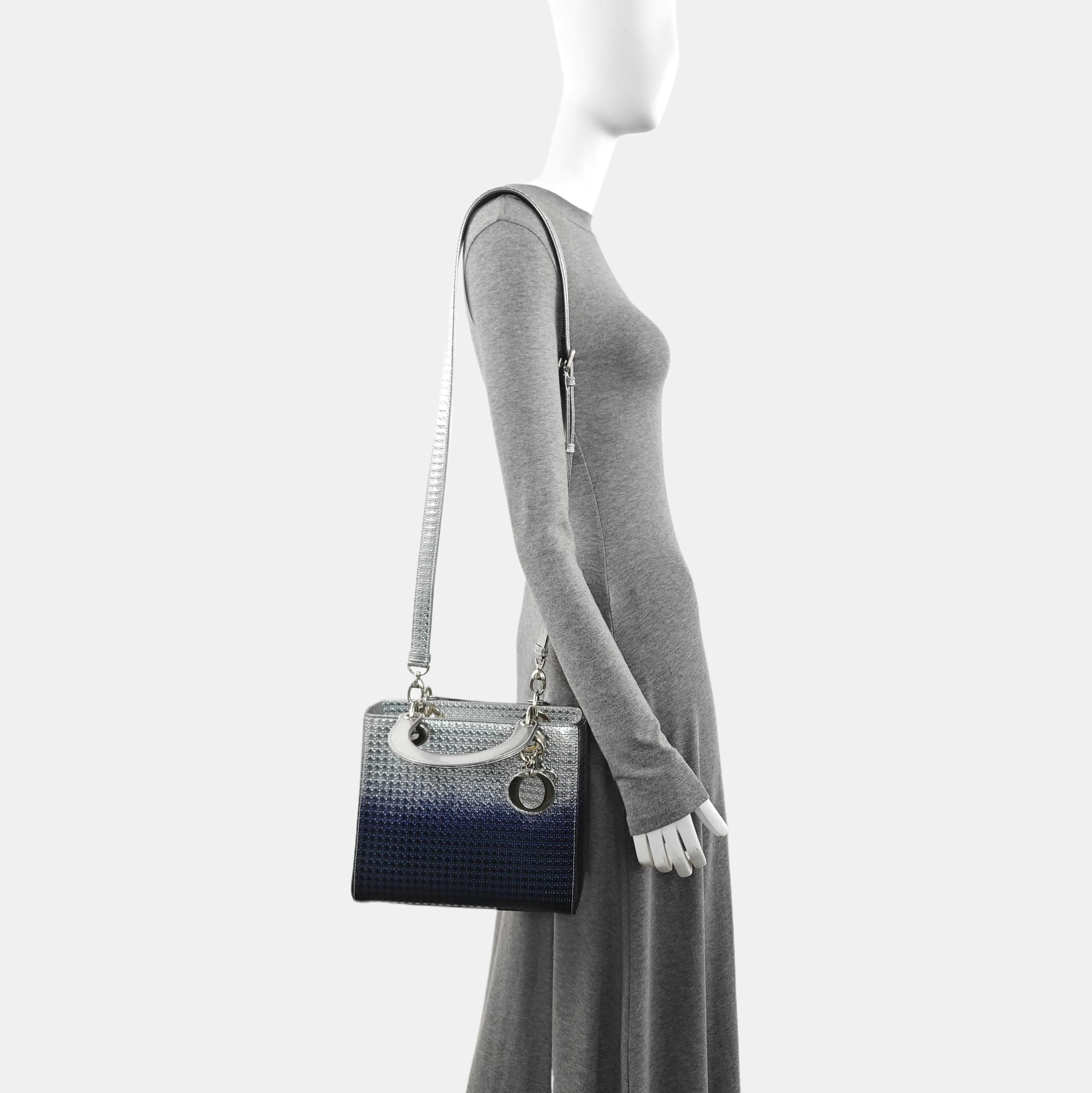 Lady Dior Medium Cannage Calfskin Multicolor