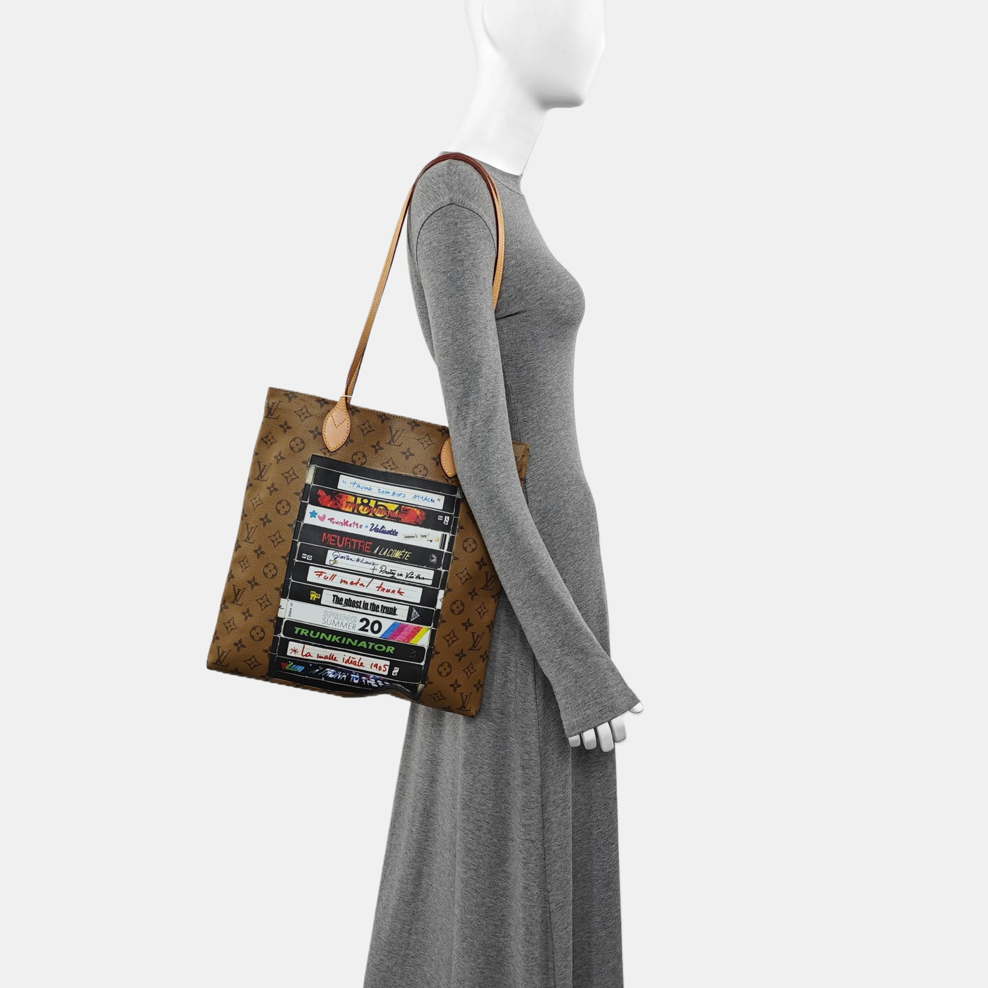 CARRY IT Monogram Coated Canvas Brown