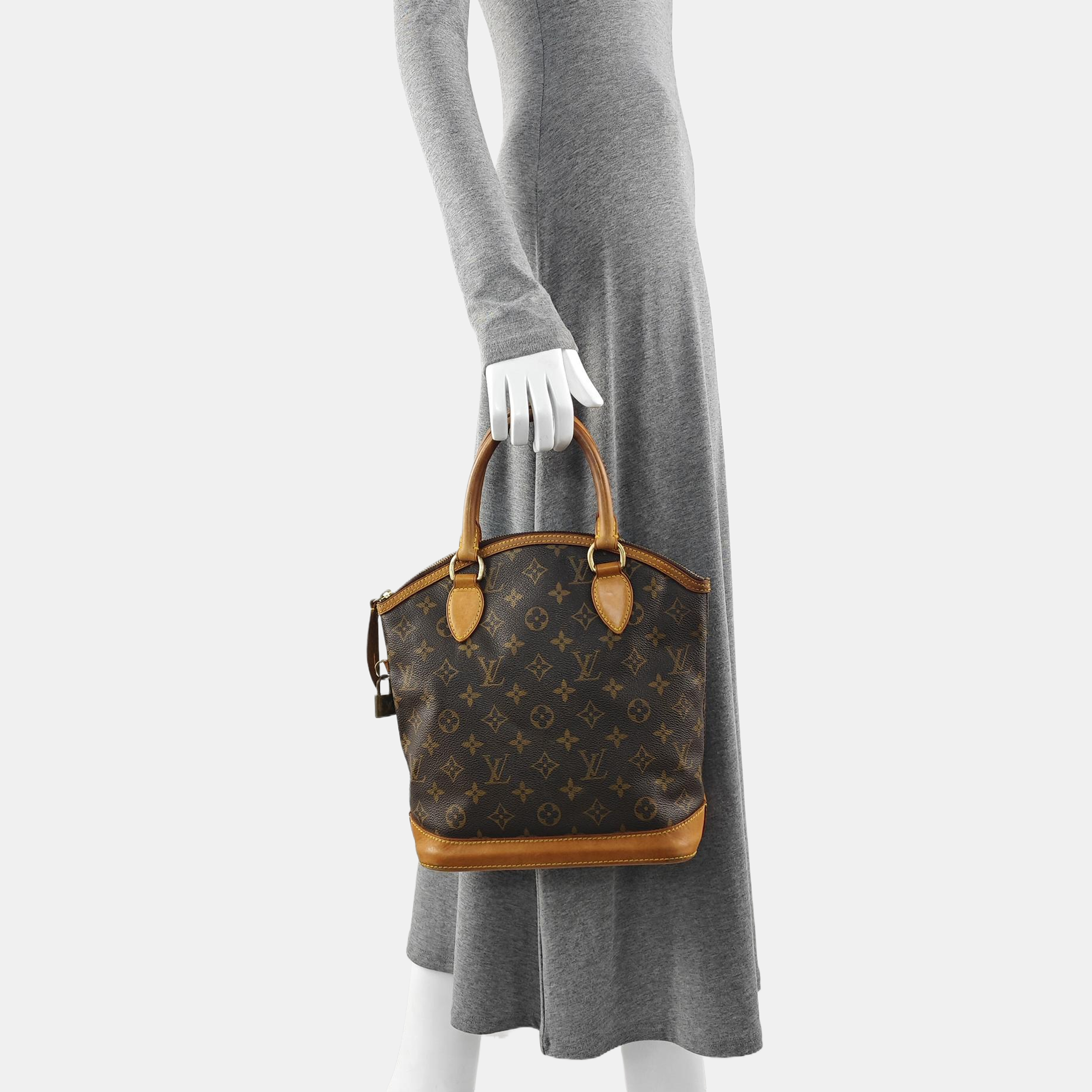 LOCKIT PM Monogram Coated Canvas Brown