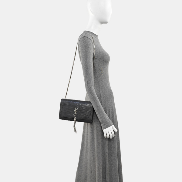 KATE Medium Calfskin Gray