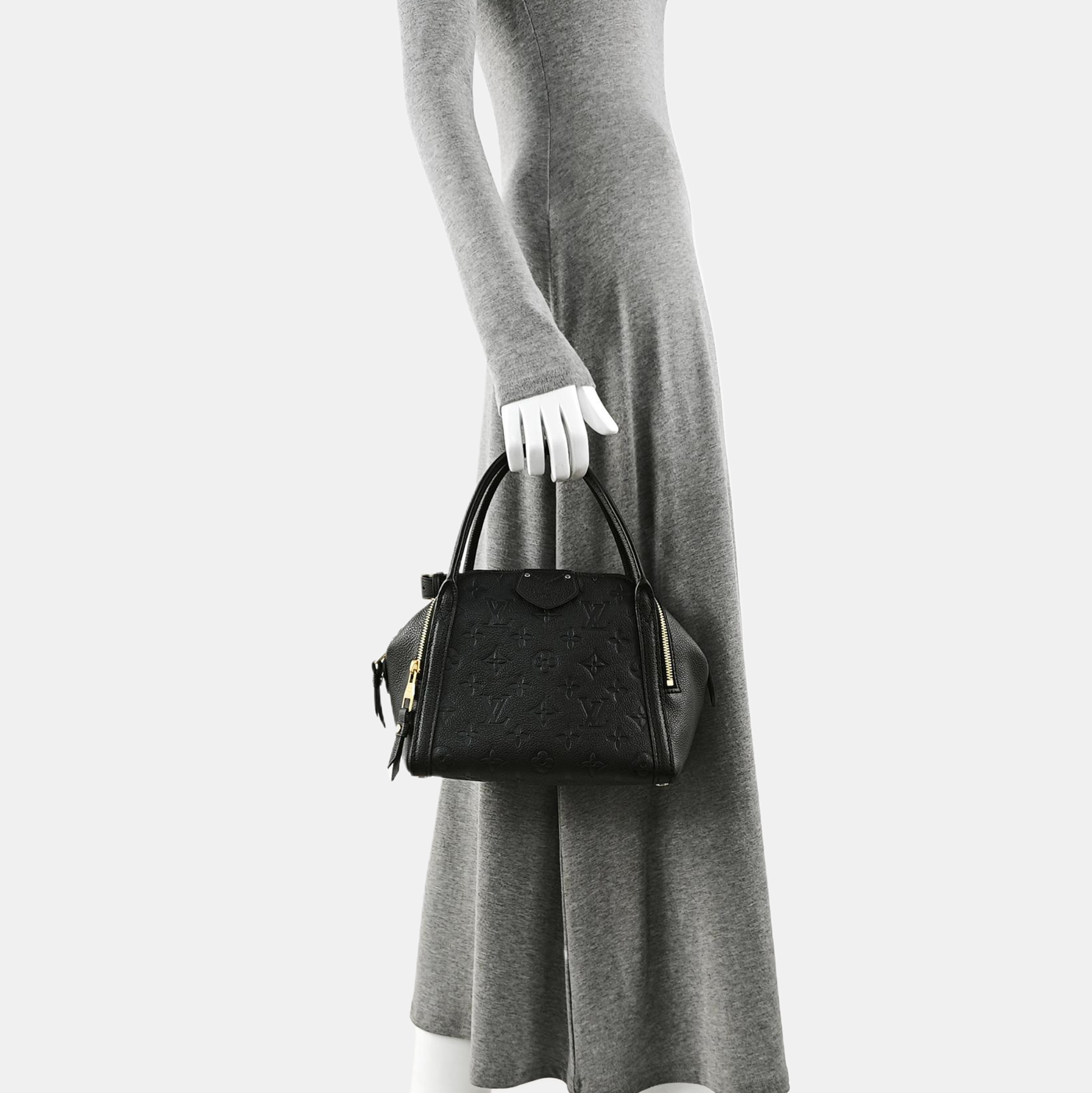 MARAIS Monogram Calfskin Black