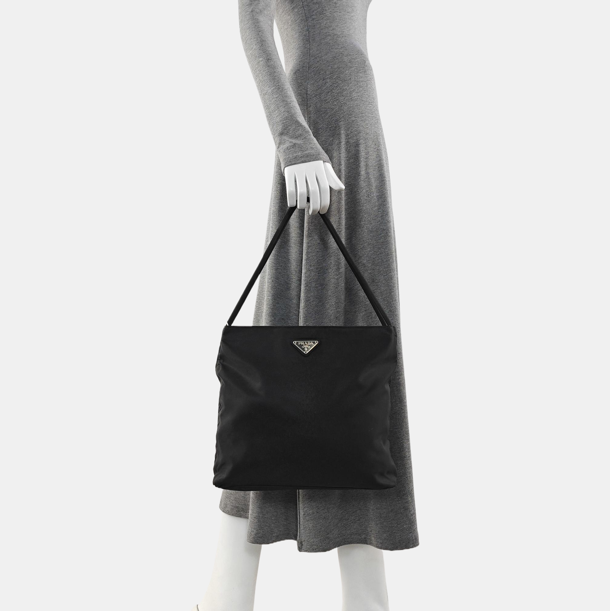 Nylon Tote Bag Black