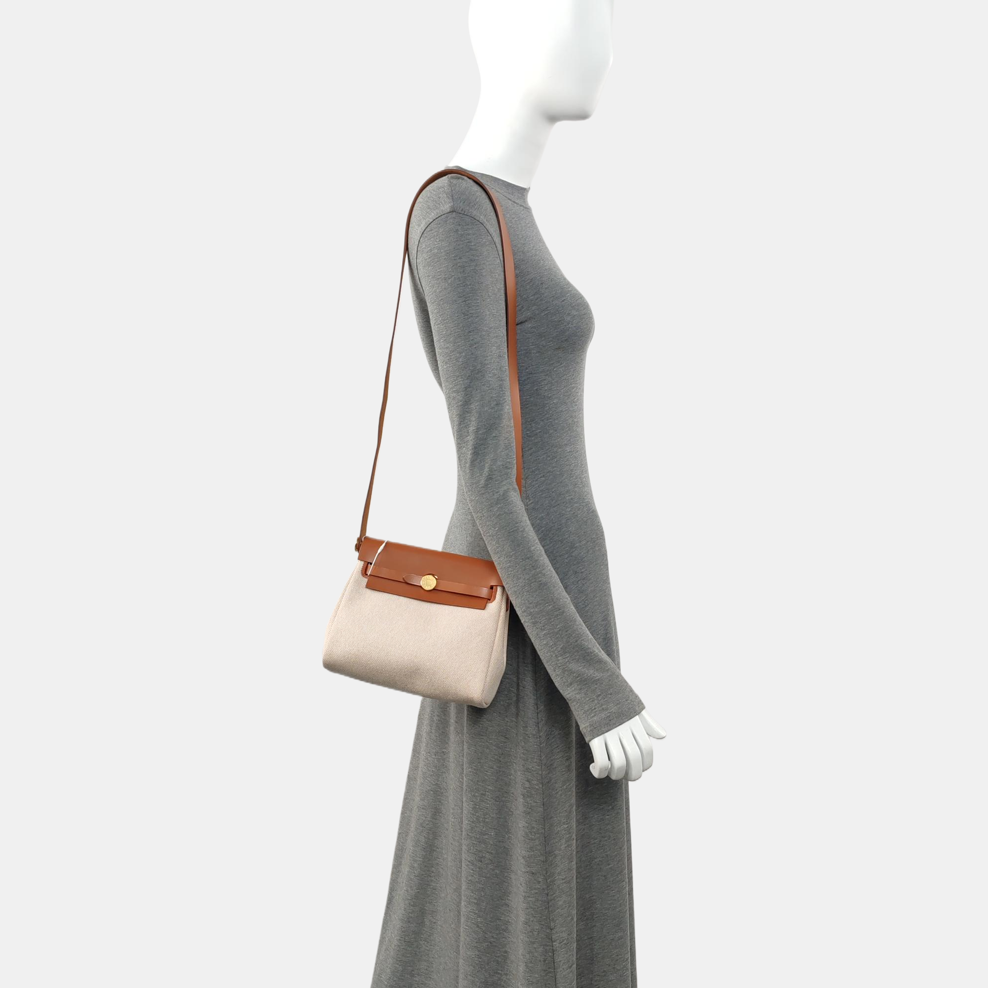 Bolso Herbag Canvas White