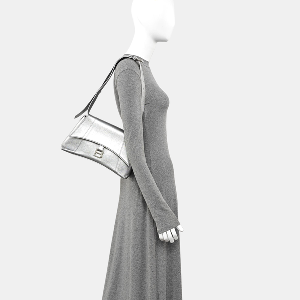 Downtown Small Calfskin Silver
