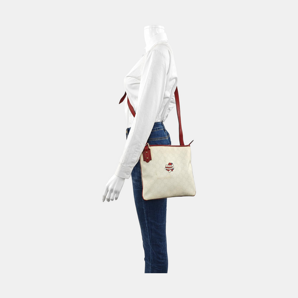 Canvas Shoulder Bag Beige