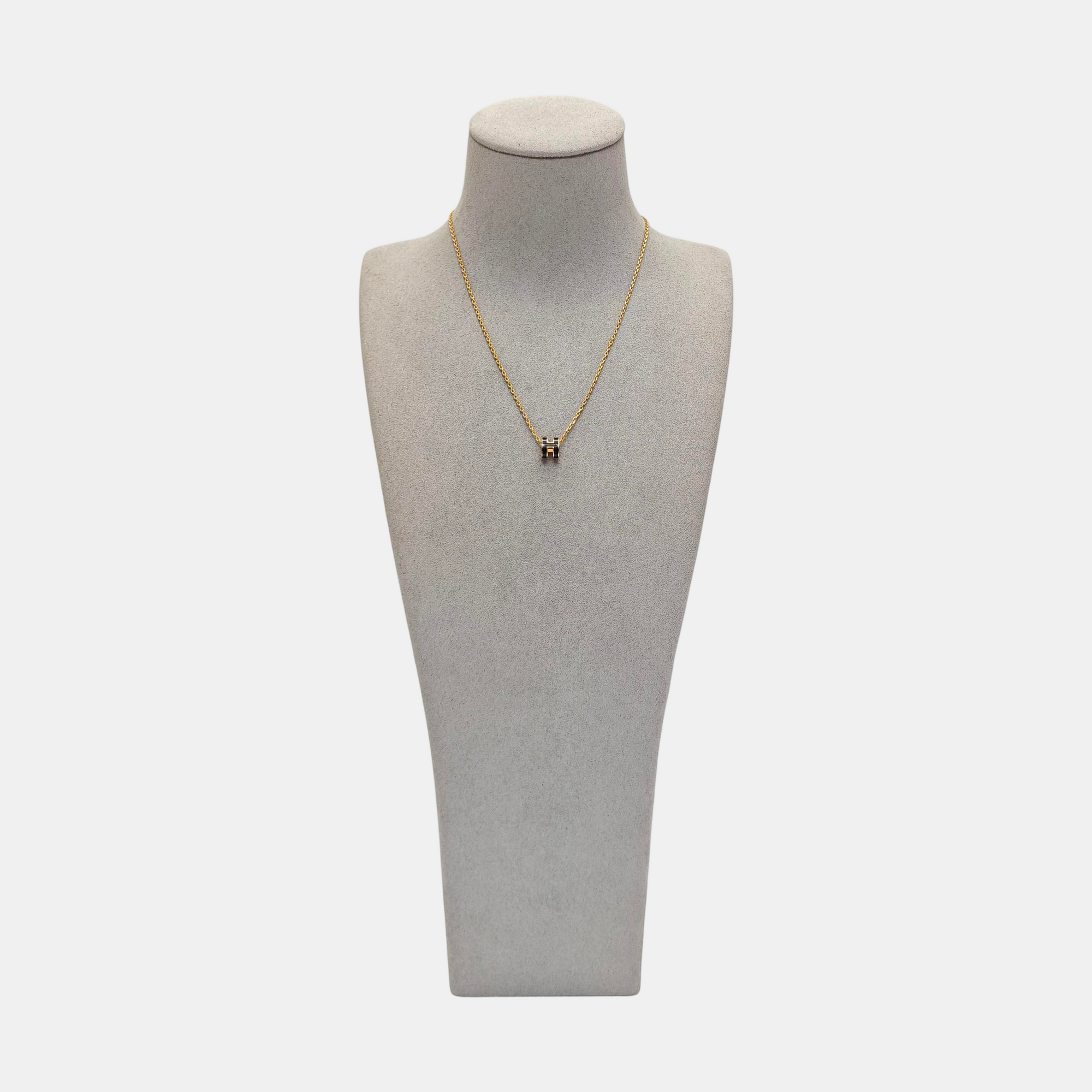 Pop H Metal Gold Necklace