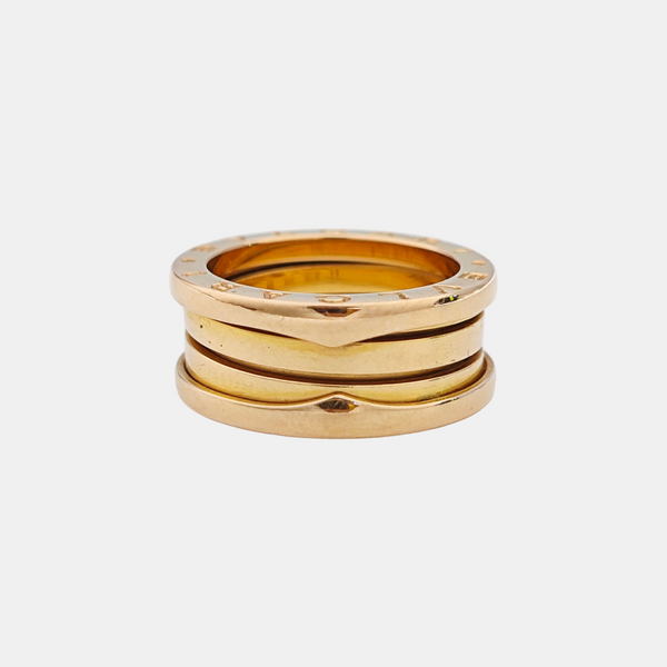 B.ZERO1 18k Rose Gold Ring EU 52