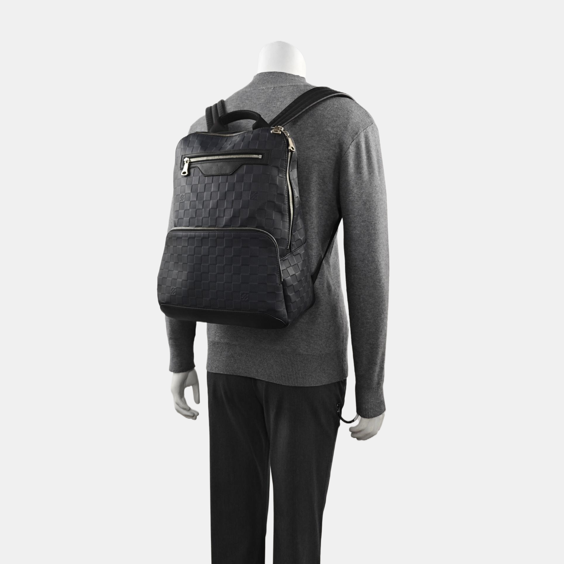 AVENUE Damier Calfskin Blue