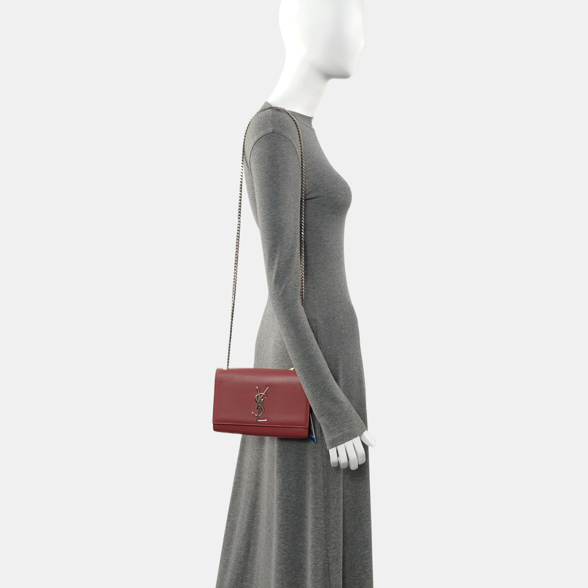 KATE Medium Calfskin Beige