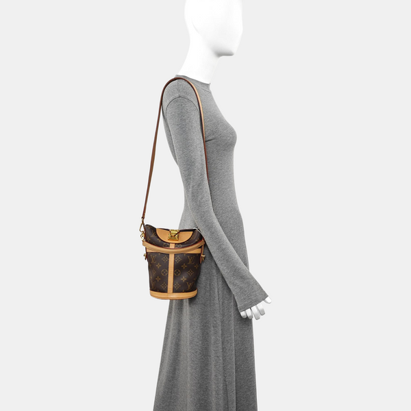 DUFFLE Monogram Coated Canvas Brown