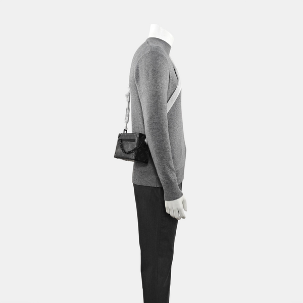 SOFT TRUNK Mini Monogram Coated Canvas Black