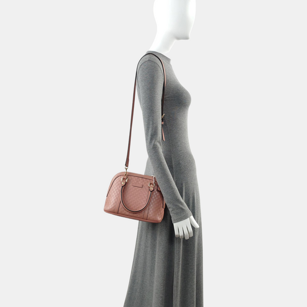Microguccissima Monogram Calfskin Pink