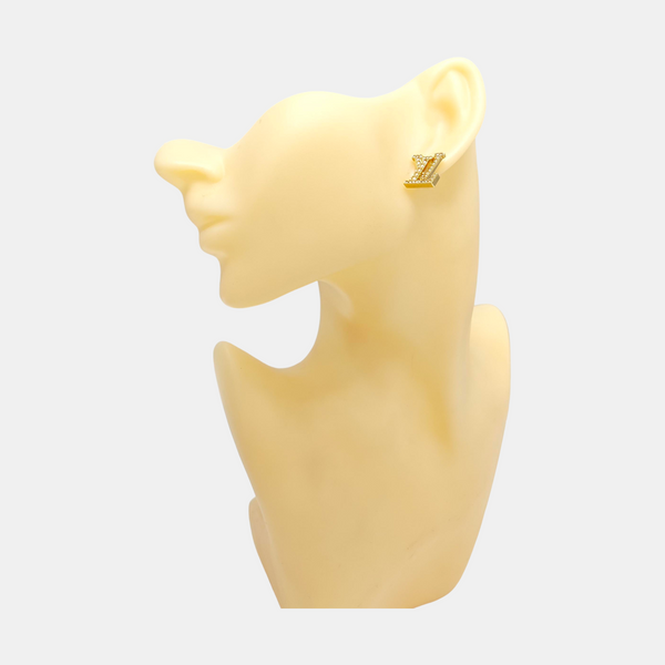 Metal Gold Stud Earrings