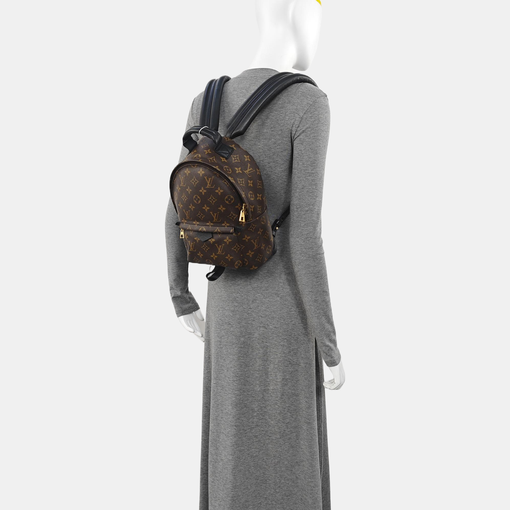 PALM SPRINGS PM Monogram Coated Canvas Brown