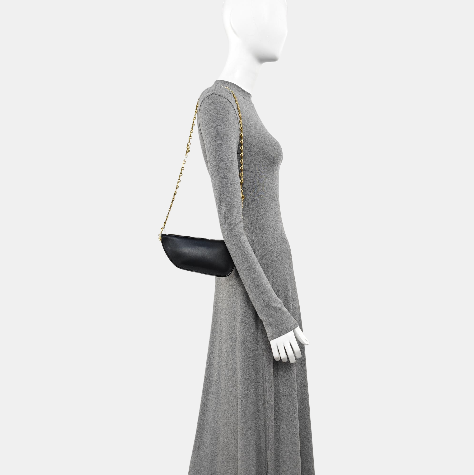Lambskin Shoulder Bag Black