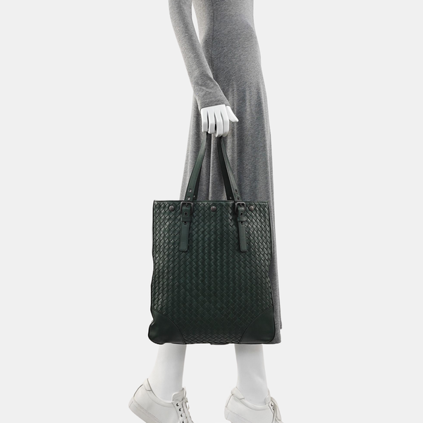 Calfskin Shoulder Bag Green