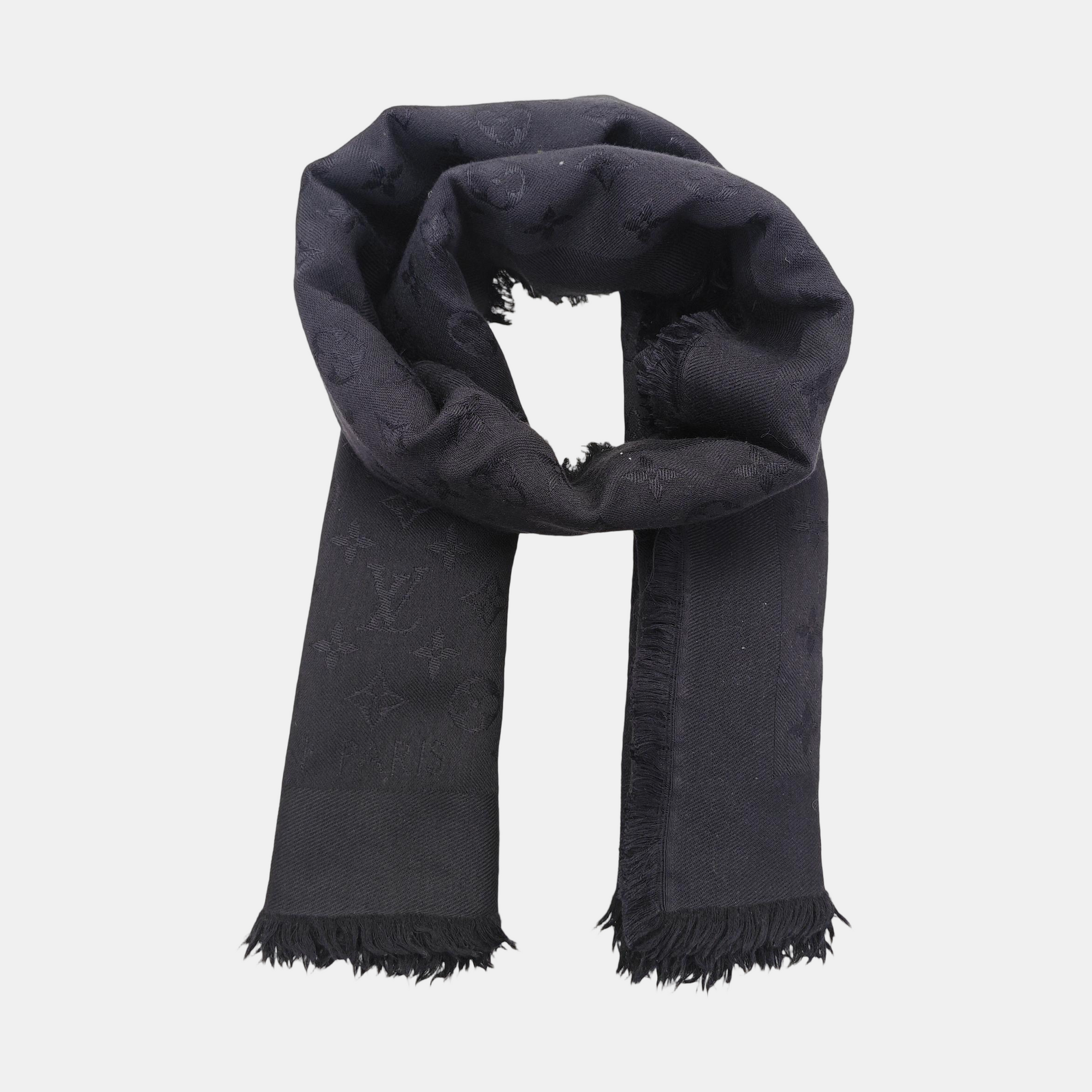 Mulberry Silk Scarf Black