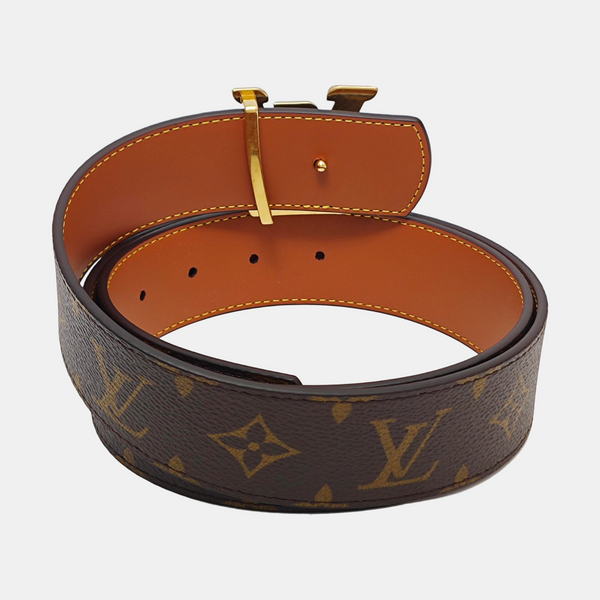 Coated Canvas Belt Brown
