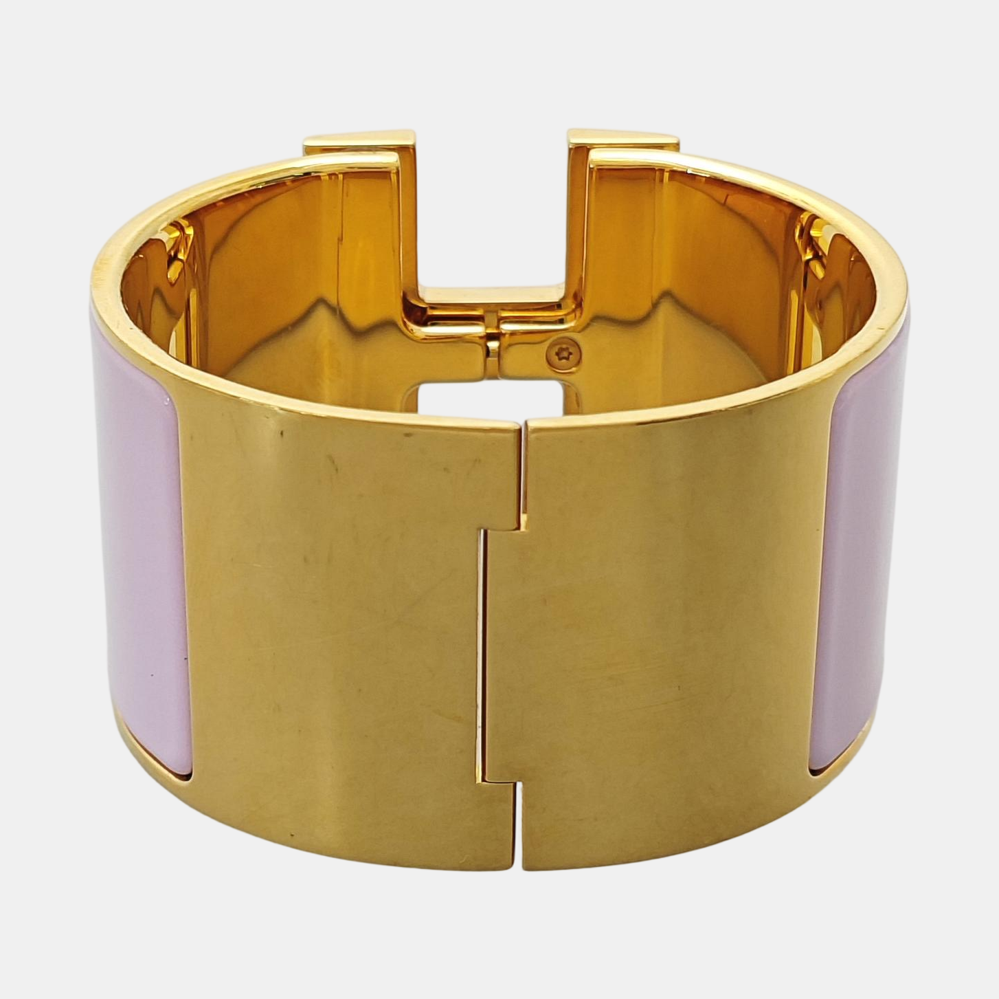 Clic H Metal Gold Bangle