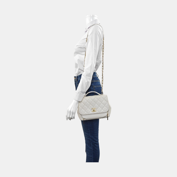 Grained Calfskin White