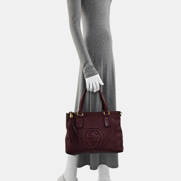 Soho Small Calfskin Red