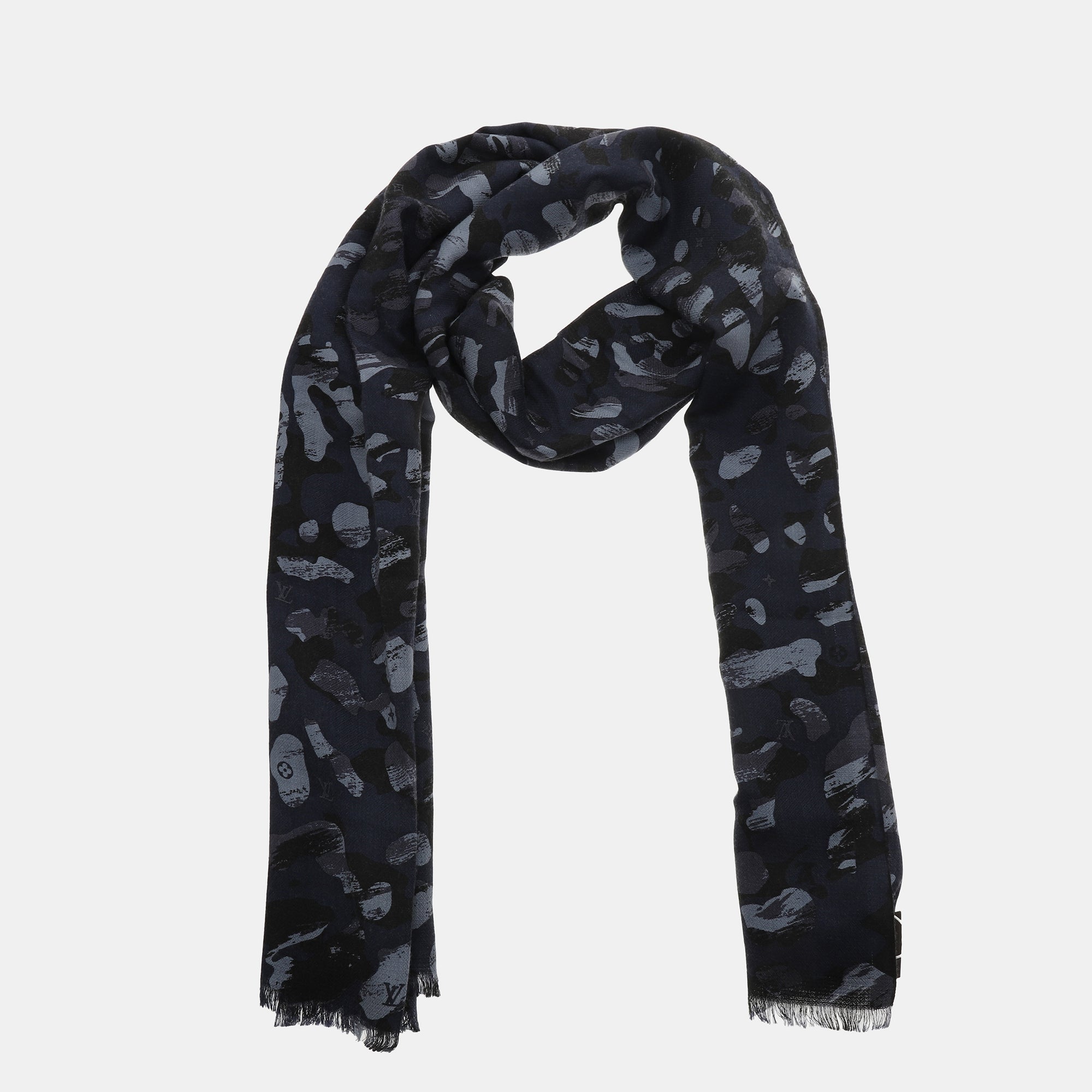 Blue Cashmere Scarf
