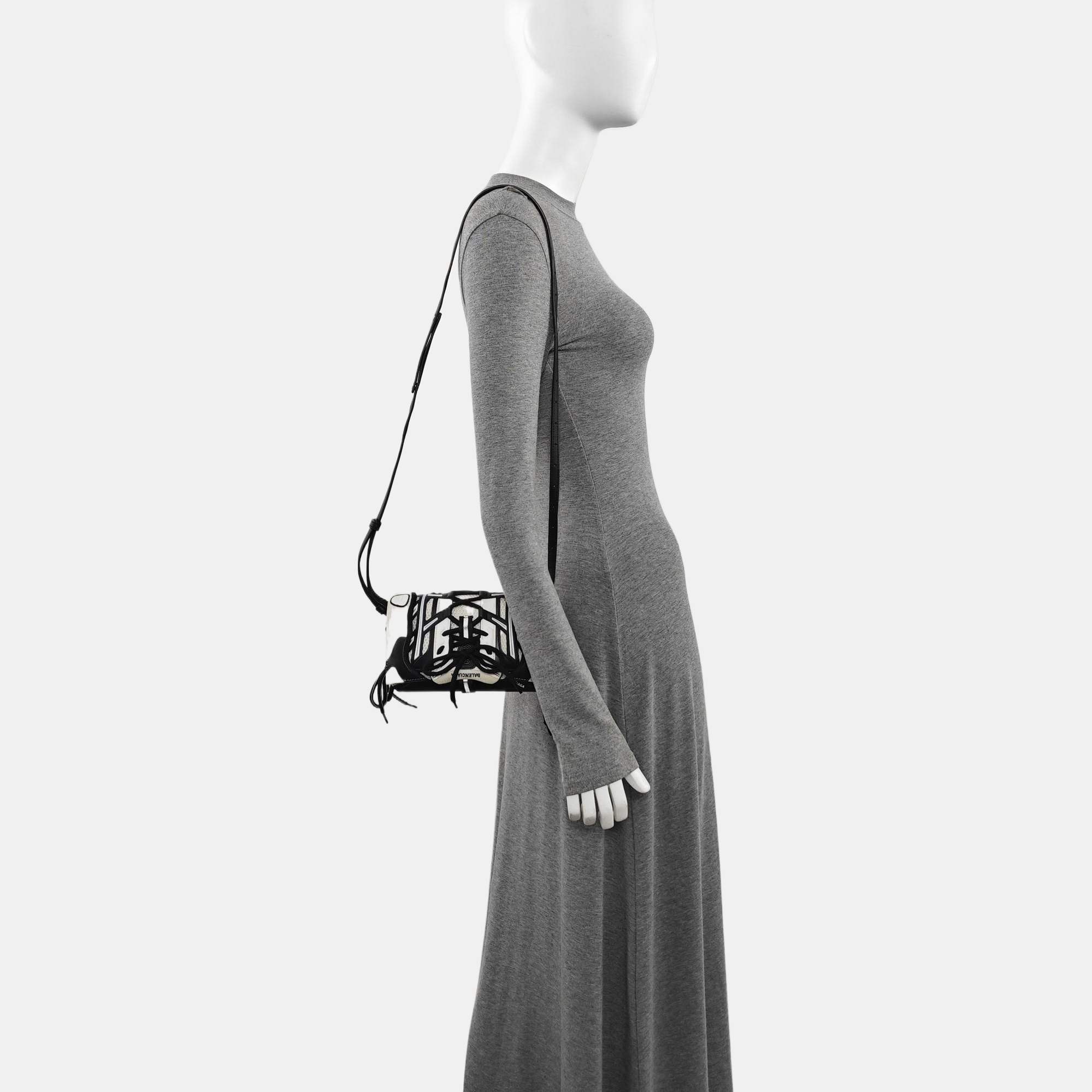 Calfskin Shoulder Bag Black