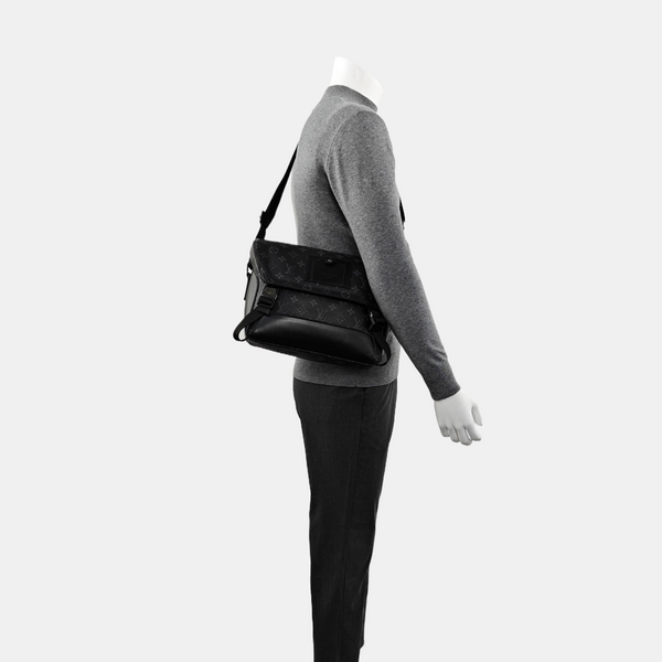 VOYAGER PM Monogram Coated Canvas Black