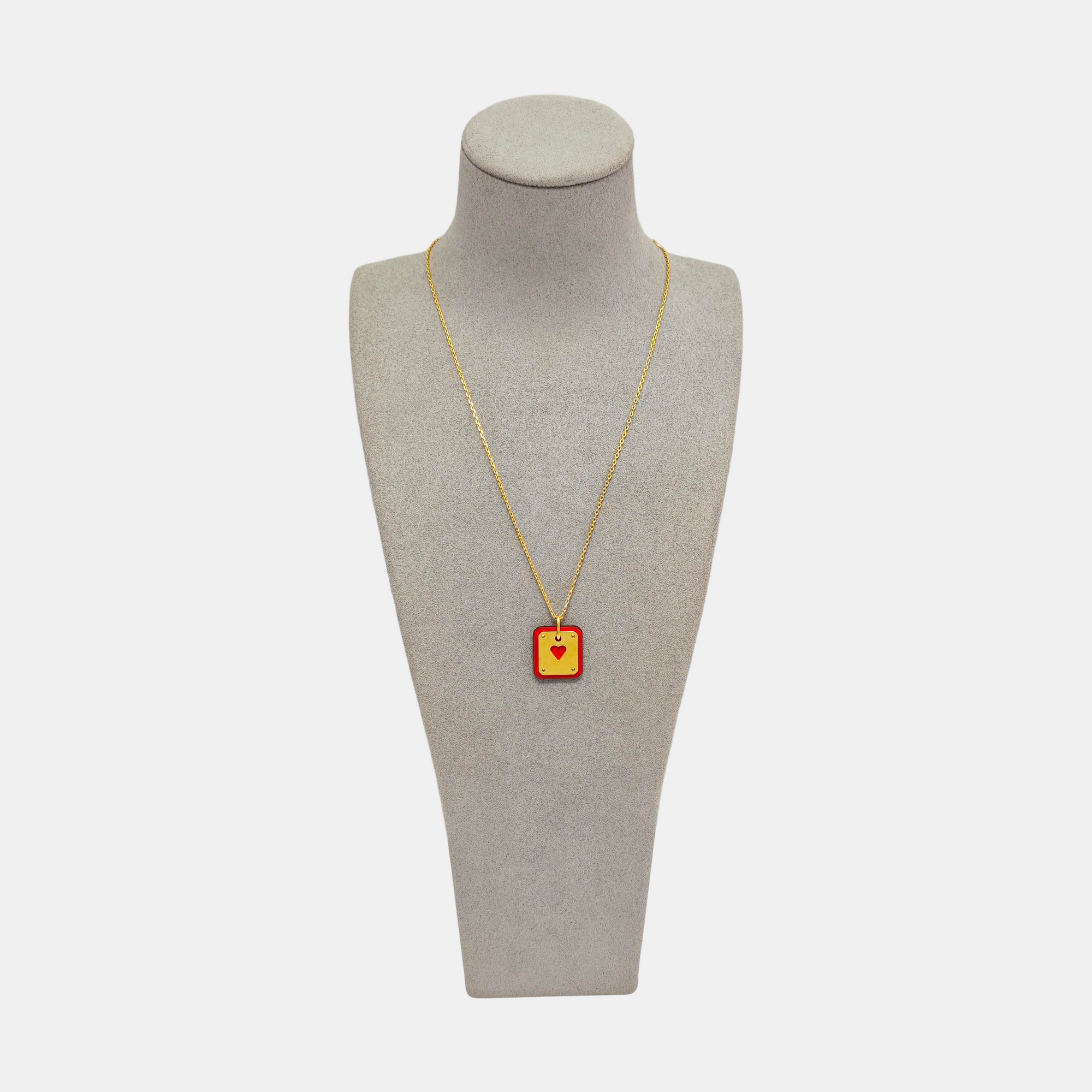 As De Coeur Metal Gold Necklace